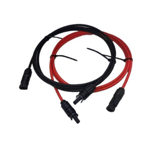 Cavo di prolunga MC4 rosso e nero 6 mm<sup>2</sup> 1500V 2 metri